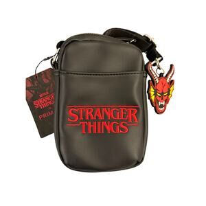Stranger Things x Primark Crossbody Bag Black Unisex NEW